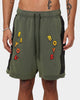 Jordan Zion Dri-FIT Fleece Shorts Carbon Green/Black