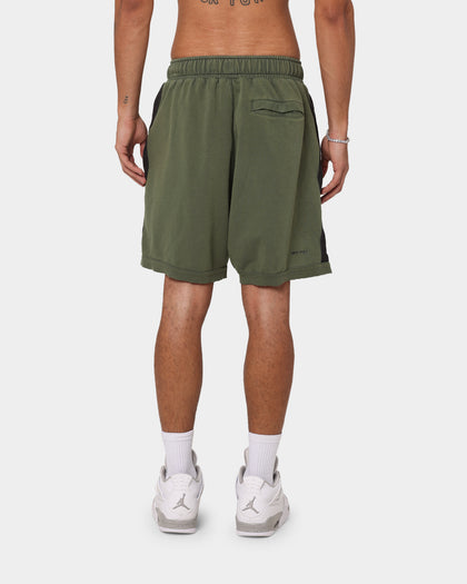 Jordan Zion Dri-FIT Fleece Shorts Carbon Green/Black
