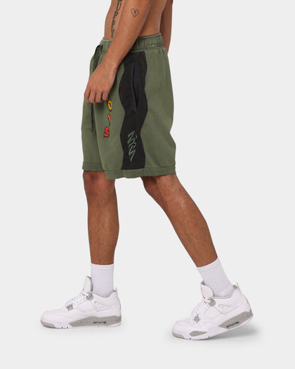 Jordan Zion Dri-FIT Fleece Shorts Carbon Green/Black