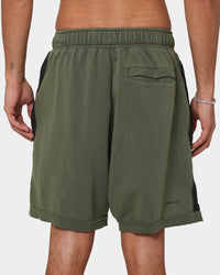 Jordan Zion Dri-FIT Fleece Shorts Carbon Green/Black