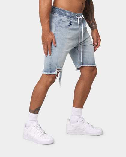 EN ES Infantry Shorts Washed Blue
