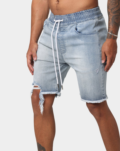 EN ES Infantry Shorts Washed Blue