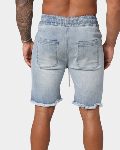 EN ES Infantry Shorts Washed Blue