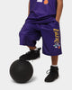 NBA Kid's NBA X Space Jam 2: A New Legacy Los Angeles Lakers Shorts Purple