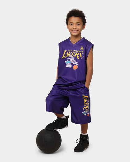 NBA Kid's NBA X Space Jam 2: A New Legacy Los Angeles Lakers Shorts Purple