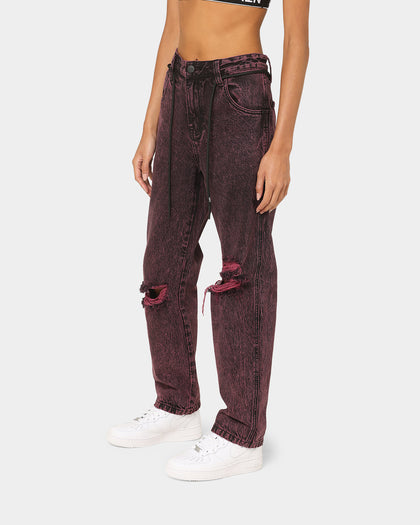 The Anti Order Post Dated Relaxed Jeans Acid Pink