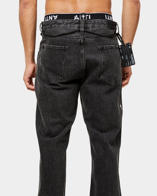 The Anti Order Post Dated Relaxed Jeans Stone Wash Black