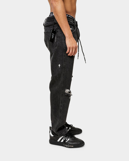 The Anti Order Post Dated Relaxed Jeans Stone Wash Black
