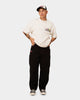 Loiter Double Knee Work Pants Washed Black