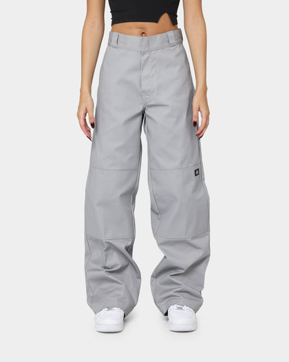 Dickies Loose Double Knee Work Pants Silver