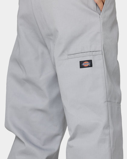 Dickies Loose Double Knee Work Pants Silver