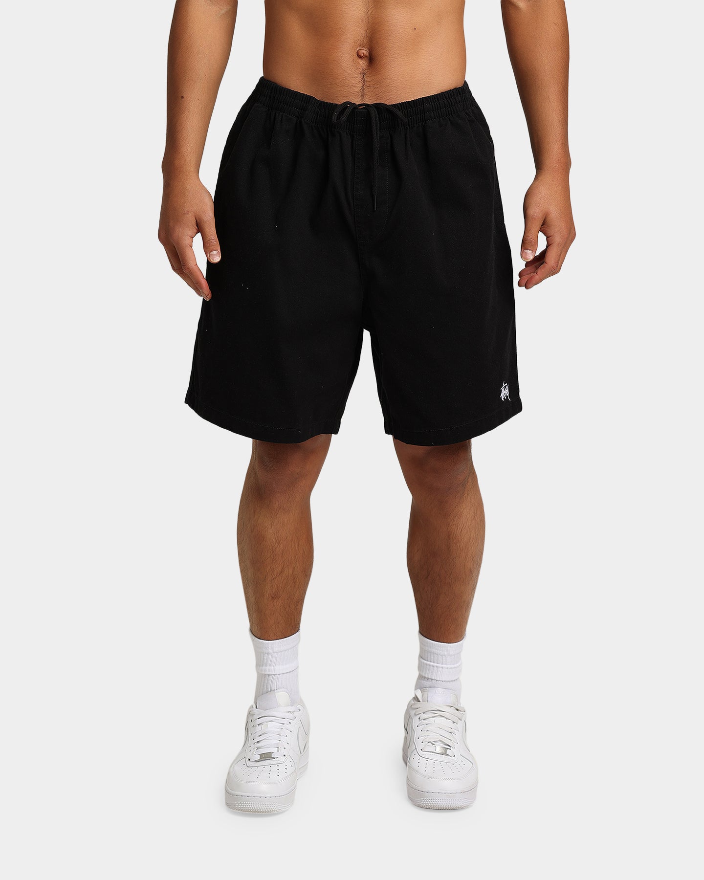 Stüssy Brushed Beach Shorts Black | Culture Kings
