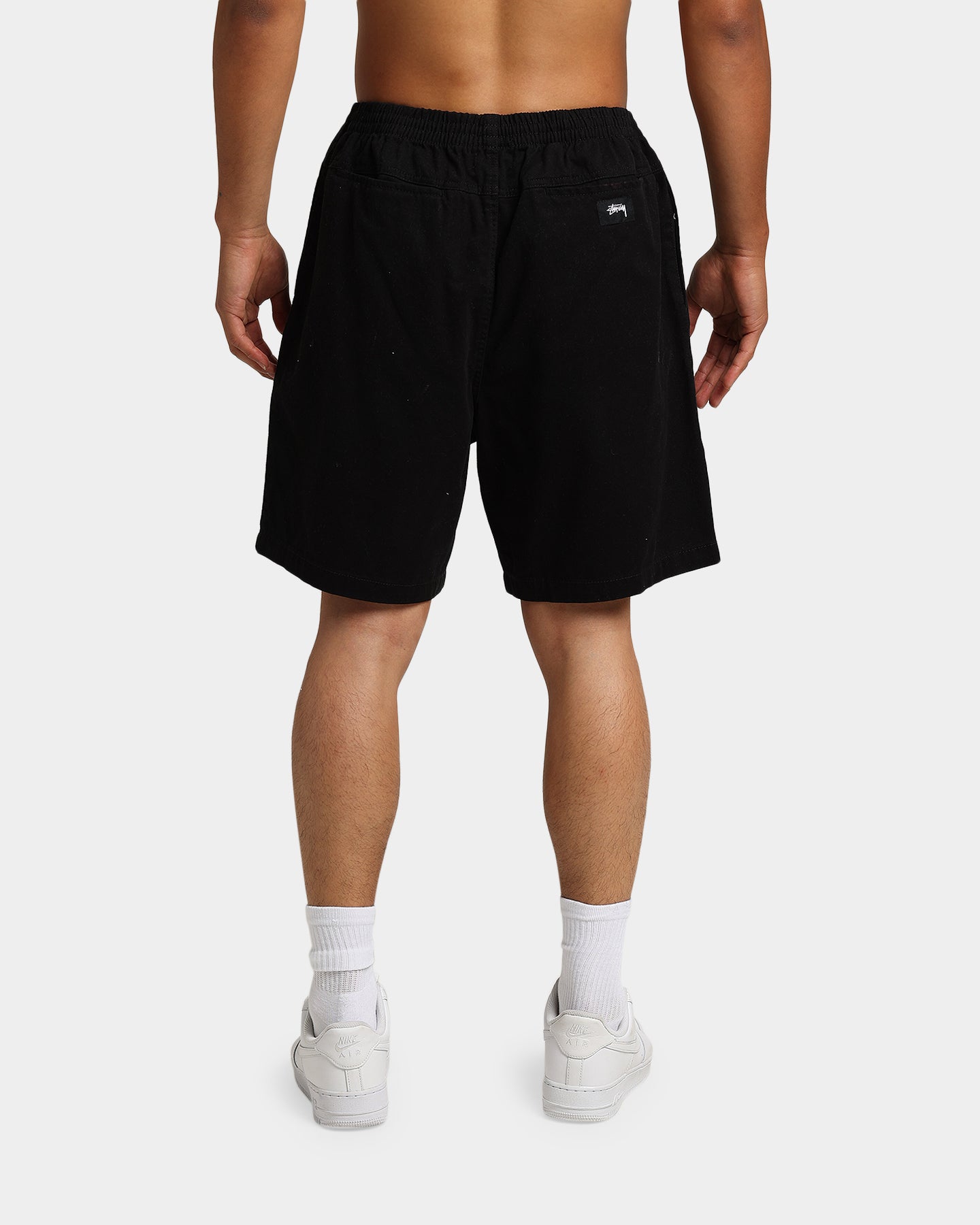 Stüssy Brushed Beach Shorts Black | Culture Kings