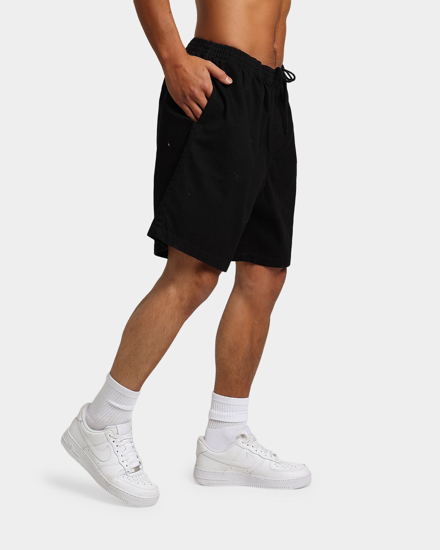 Stüssy Brushed Beach Shorts Black | Culture Kings