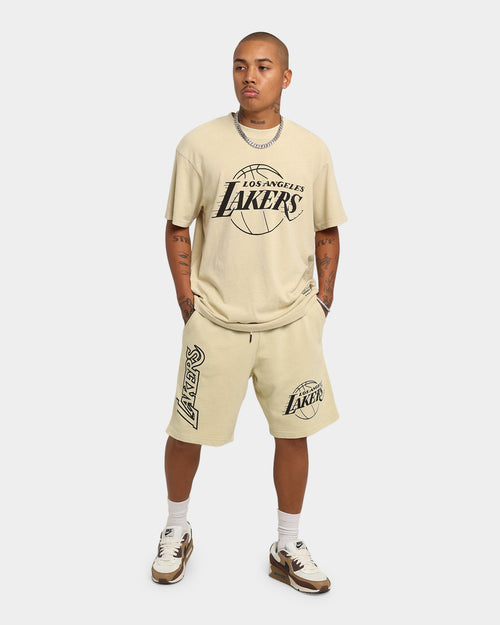 Mitchell & Ness Los Angeles Lakers Desert Sand Stencil Shorts Desert Sand