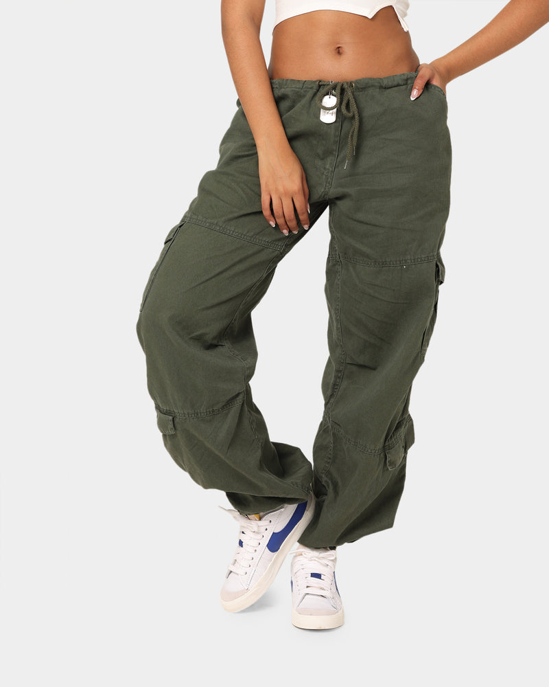 Rothco Women's Vintage Paratrooper Fatigue Cargo Pants Olive