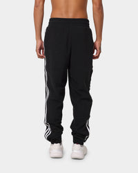 Adidas Comfort 3 Stripe Track Pants Black/White