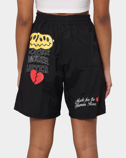 Loiter Freedom Multi Logo Shorts Black