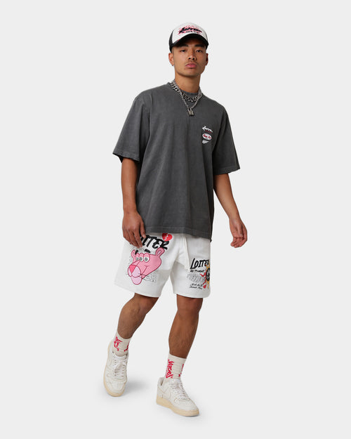 Loiter Freedom Multi Logo Shorts Off White
