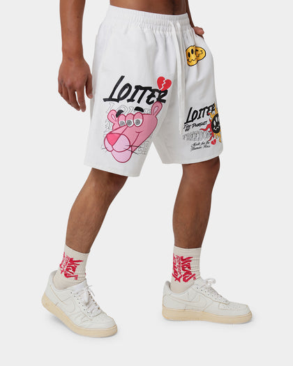 Loiter Freedom Multi Logo Shorts Off White