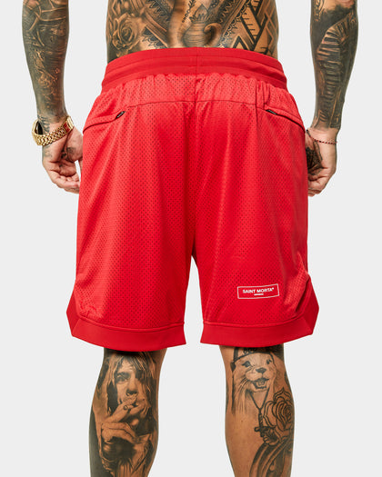 Saint Morta Alpha Homora Basketball Shorts Red