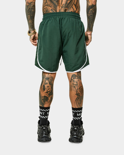 Saint Morta Icarus Vintage Running Shorts Dark Green