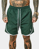 Saint Morta Icarus Vintage Running Shorts Dark Green
