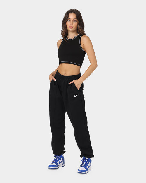 Nike Women's Sportswear Essentials Fleece Pants Black/White