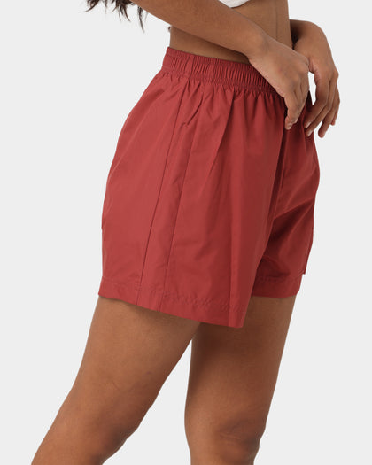 Nike Women's Nike Sportswear Woven Leopard High-Waisted Shorts Cedar/Metallic