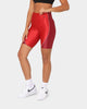 Jordan Women's Essentials Mid-Rise Bike Shorts Varsity Red