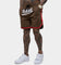 Saint Morta Envogue All-Star Woven Shorts Khaki/Red