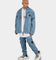 The Anti Order LA Champion Denim Joggers Light Blue/Black