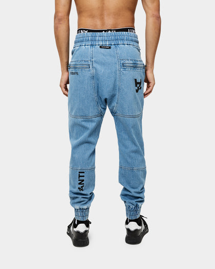 The Anti Order Denim Component Joggers Light Blue/Black