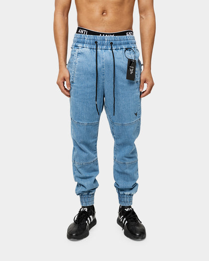 The Anti Order Denim Component Joggers Light Blue/Black