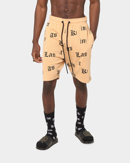 Last Kings Fragment Sweat Shorts Sand