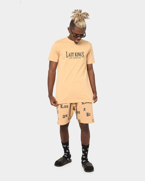 Last Kings Fragment Sweat Shorts Sand