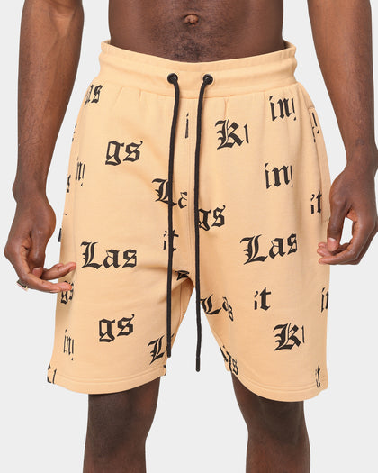 Last Kings Fragment Sweat Shorts Sand