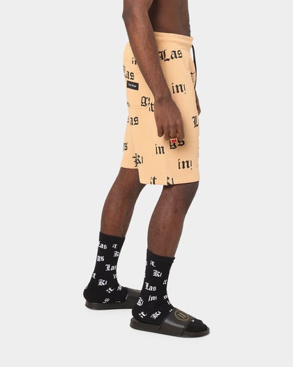 Last Kings Fragment Sweat Shorts Sand