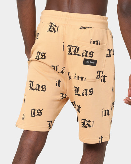 Last Kings Fragment Sweat Shorts Sand