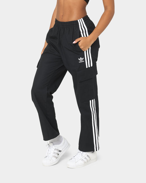 Adidas 3 Stripes Cargo Pants Black