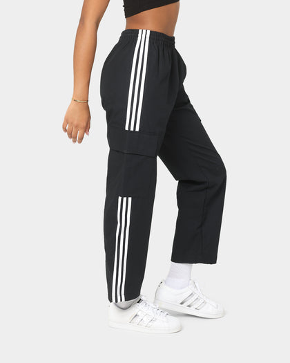 Adidas 3 Stripes Cargo Pants Black