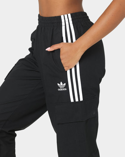 Adidas 3 Stripes Cargo Pants Black