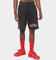 Last Kings Flaming Wings Sweat Shorts Black Wash