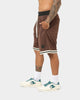 EN ES Team Basketball Shorts Brown