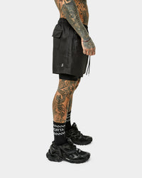 Saint Morta Icarus Athletic Shorts Black