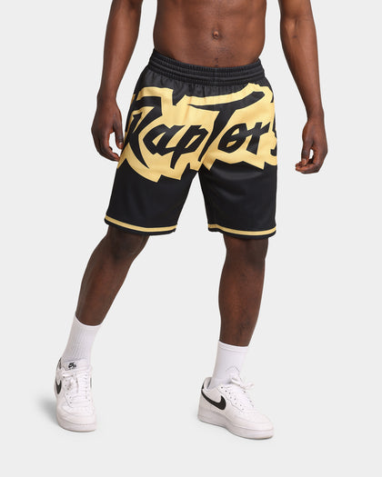 Mitchell & Ness Toronto Raptors Big Face Black Gold Shorts Black/Gold