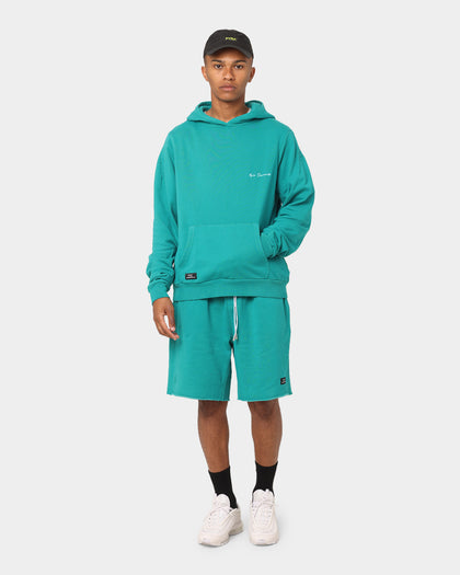 PYRA Raw Slouch Shorts Teal