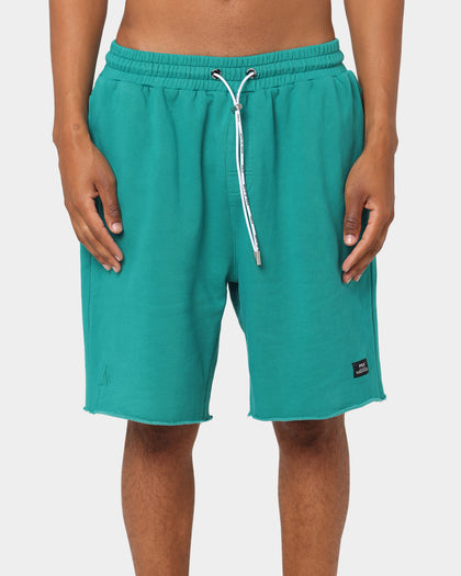 PYRA Raw Slouch Shorts Teal