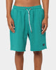 PYRA Raw Slouch Shorts Teal
