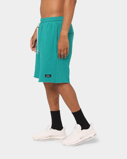 PYRA Raw Slouch Shorts Teal
